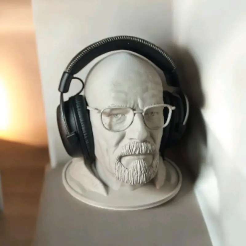Walter White headphone holder, home decoration, desktop accessories 1
