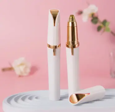 Electric Eyebrow Trimming Tool For Beginners Automatic Electric Eyebrow Trimmer Nose Hair Shaving Brush Scraper 1pc Daily Mild Stainless Stainless Steel 1