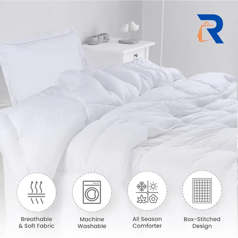 EXTRA DEEP HOTEL QUALITY MICROFIBER DUVET QUILT SOFT 13.5 TOG SINGLE DOUBLE KING SUPER KING SIZE 4