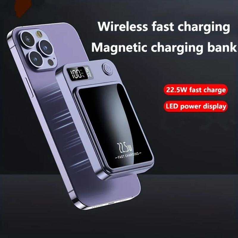 3000000mAh Battery Pack MagSafe Wireless Charging Power Bank For iPhone 13/14 portable charger Accessories Compact Smartphone Chargeable power  bank magnetic power  bank  charger 6