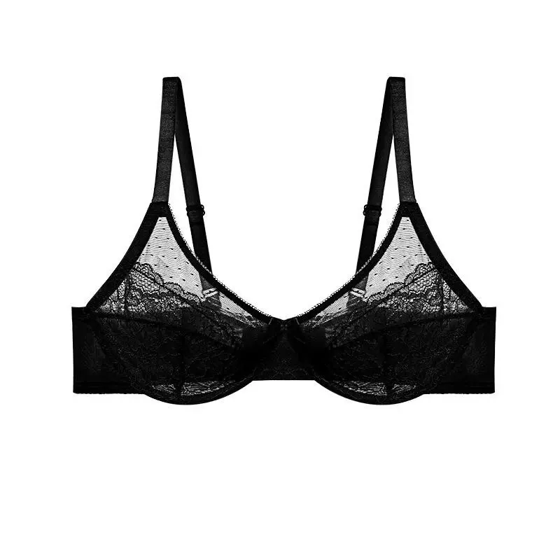 【Curlady】Enchante Floral Lace Plus Size Underwire Unlined Unpadded Full Coverage Bra, It is recommended to choose a larger size 2