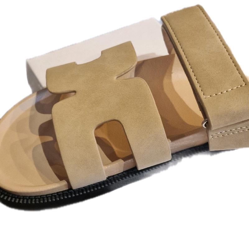 Womens Fashionable Casual Plain Soft Sole Flat Sandals, 2024 1 pair Casual Beach Slide Sandals, Lightweight Comfortable Open toe Adjustable Strap Shoes Girl Footwear Summer Walking Shoes Design Parent 5