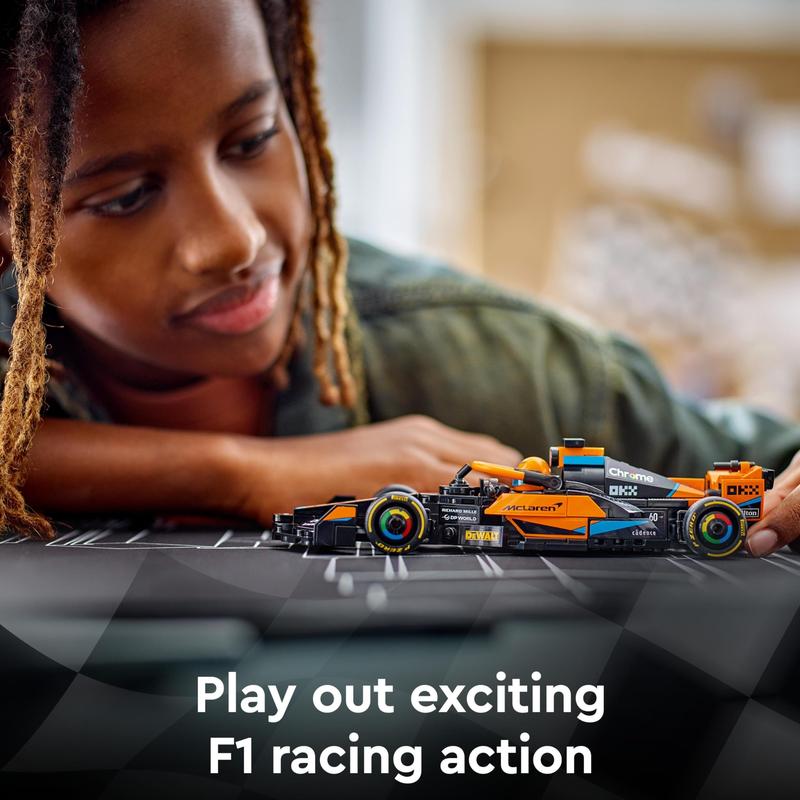 LEGO Speed Champions 2023 McLaren Formula 1 Race Car Toy for 9 Plus Year Old Kids, Boys & Girls who Love Independent Play, Buildable Vehicle Model Set, Kids' Bedroom Decoration, Birthday Gift 76919 3