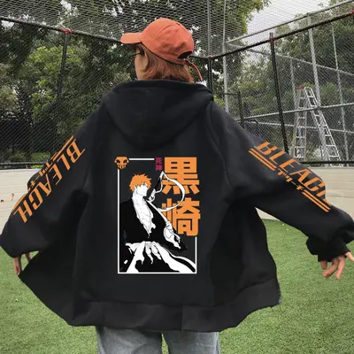 Selected Bleach Hoodie Anime TikTok Shop