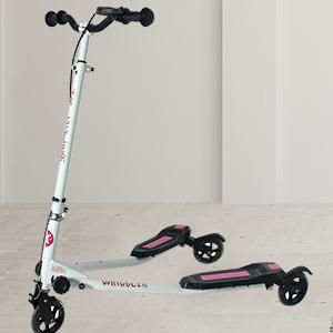 Kidzmotion Wriggler Three Wheel Swing Scooter Drifter for Ages 5-9 (Pink) 1