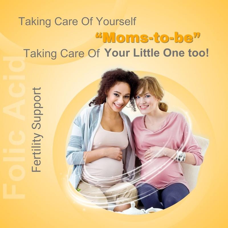 Folic Acid 800µg (Vitamin B9) Supplement Tablets - Fertility Support 1