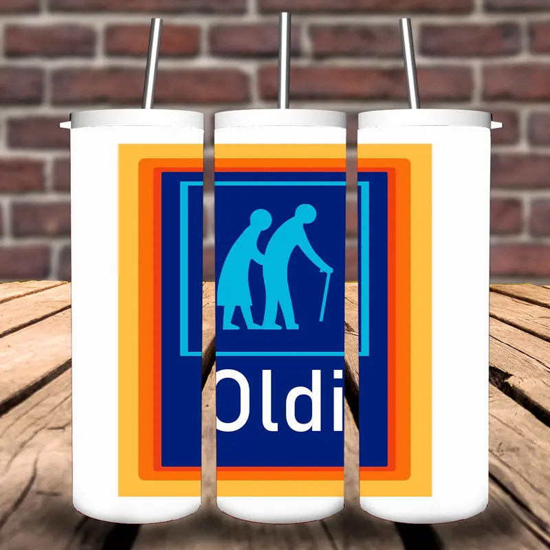 Oldi- Funny Gift - 20oz Tumbler or 11oz Mug 1
