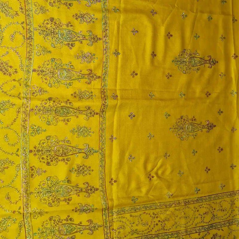 Pashmina shawls with Kashmir Embroiderey afghan shawl winter scarfs 7