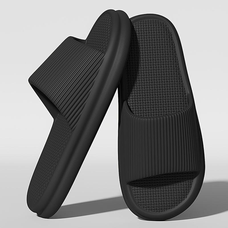 Product Introduction of Comfortable Soft Soled Slippers, Non-slip Couple Indoor Home Shower Sandals for Men and Women, Easy to Clean Flip Flops 2