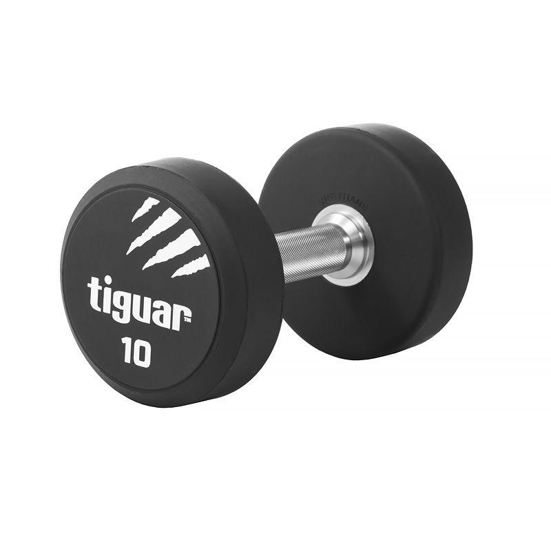 Tiguar PU Dumbbell 10 kg - Durable and Secure Training Equipment 0