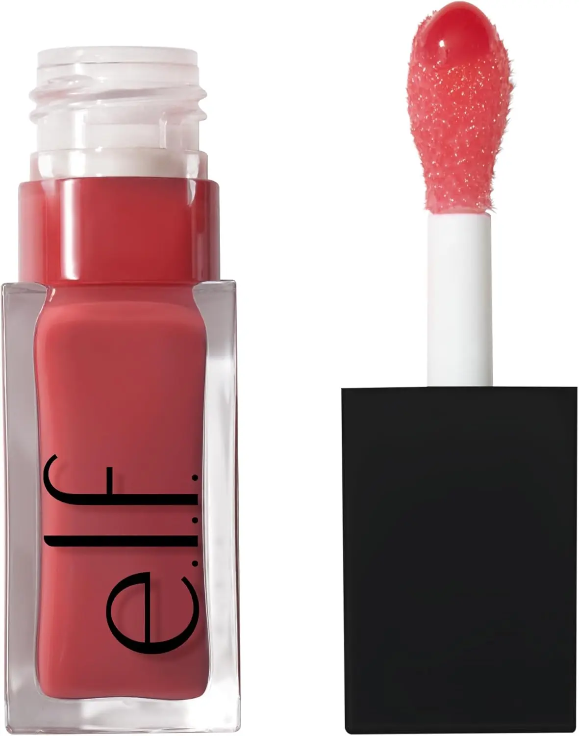 Glow Reviver Lip Oil, Nourishing Tinted Lip Oil For A High-Shine Finish, Infused With apricot oil, Vegan & Cruelty-Free, Rose Envy