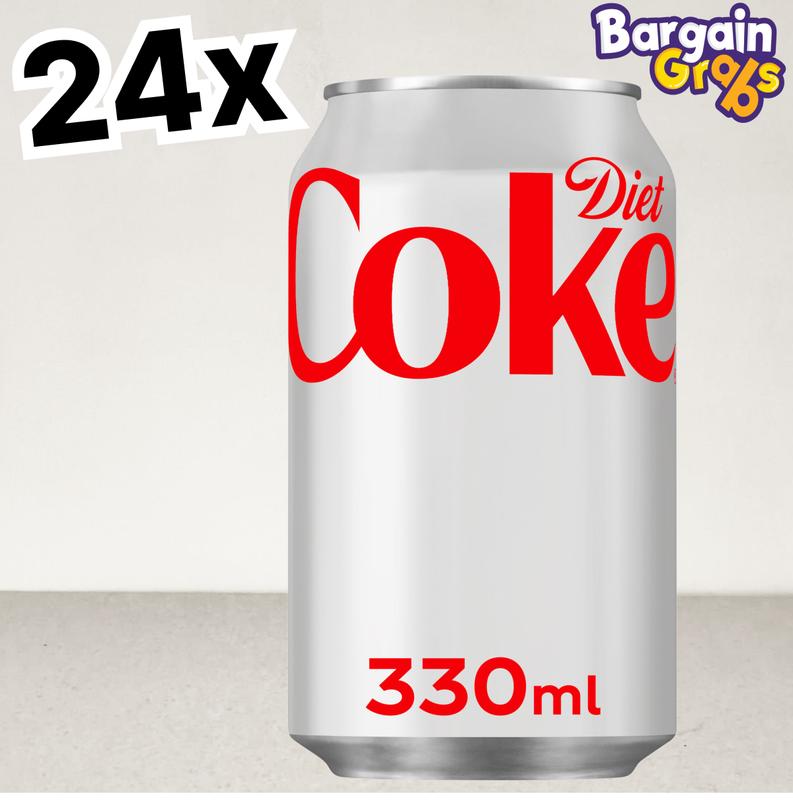 24 x 330ml Diet Coke – Sugar-Free & Refreshing Soft Drink | Beverage 2