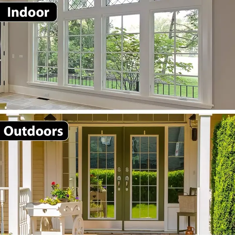 One Way Mirror Window Film Reflective Home Privacy Solar Tint Foil Glass Sticker, 60x400cm and 76x400cm 5