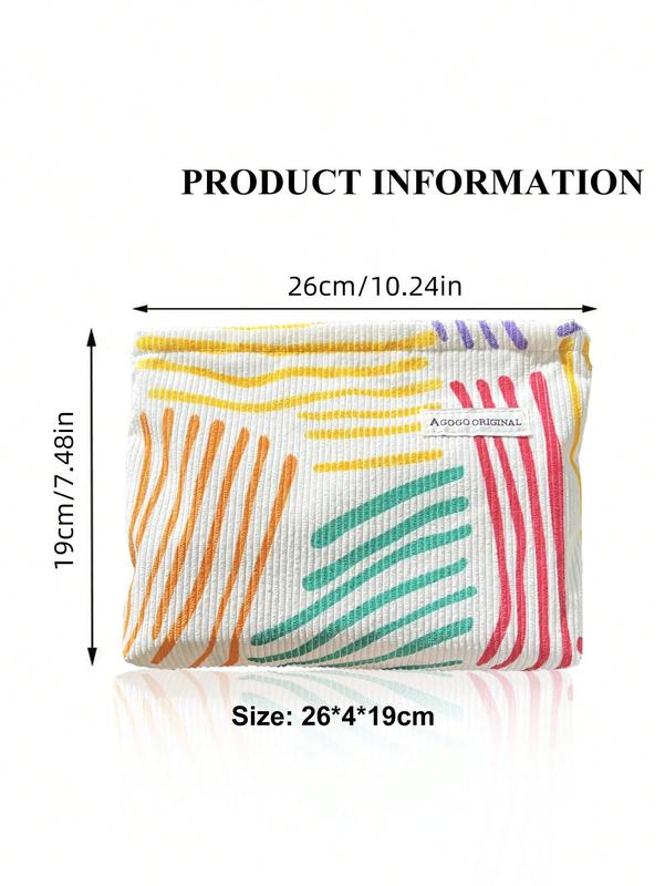 Large Capacity Zebra Patterned Cosmetic Bag for Women, Portable Makeup Purse with Zipper Storage Pouch and Organizer for Travel, Gifts, and Coins black lightweight bags toiletry 8