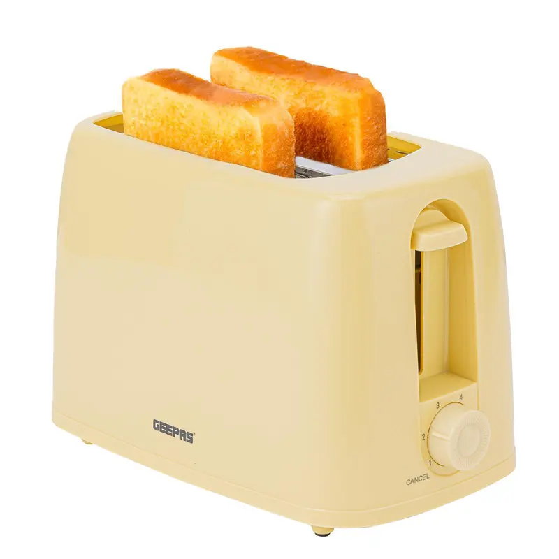 Geepas 2 Slice Bread Toaster 6 Level Browning Control with Crumb Tray 650W 1