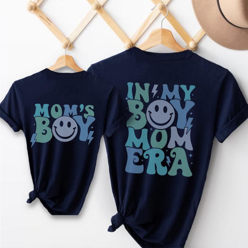 My Boy Mom Era & Mom's Boy Matching T-shirts 1
