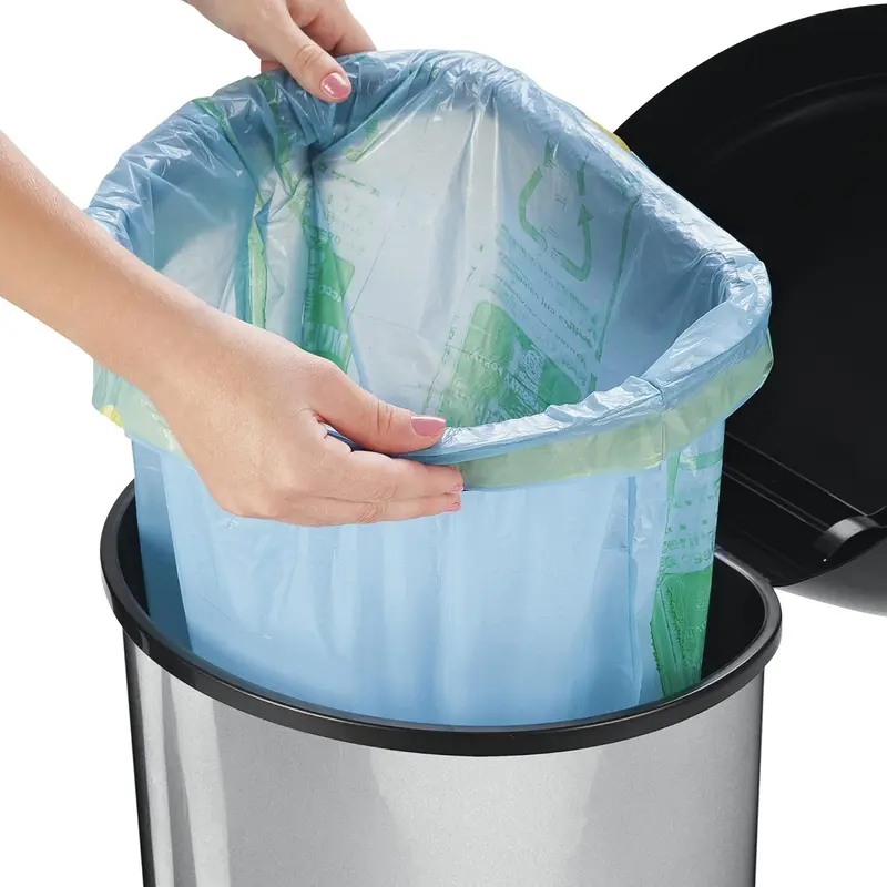 42L Moda Touch Top Bin Grey - Grey Silver Bin Room Room 2