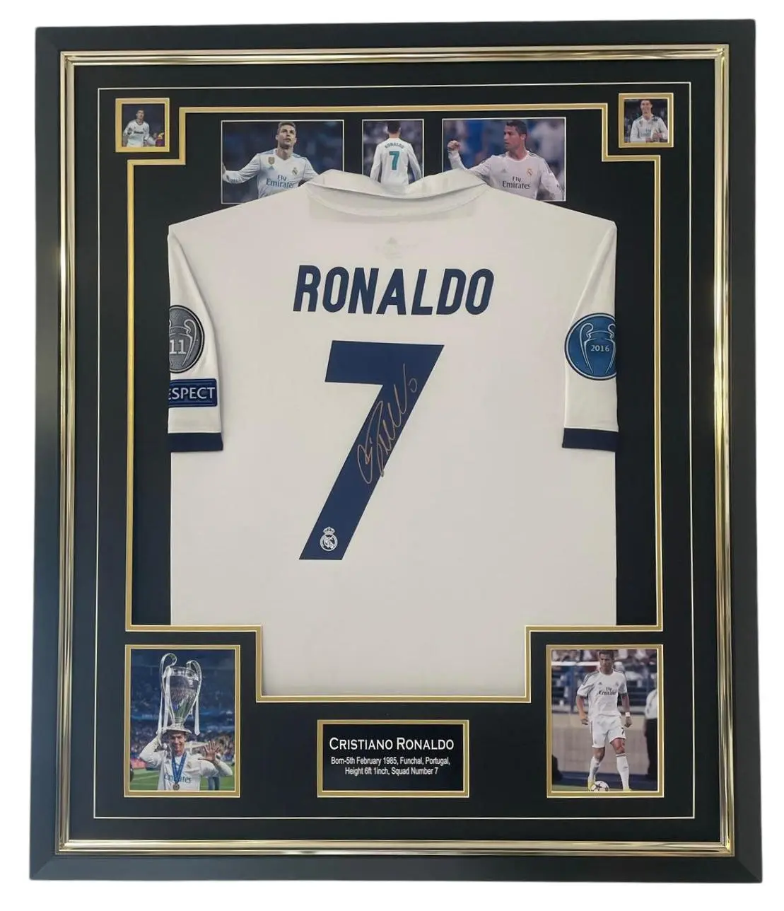 Cristiano Ronaldo of Madrid Signed Shirt 2