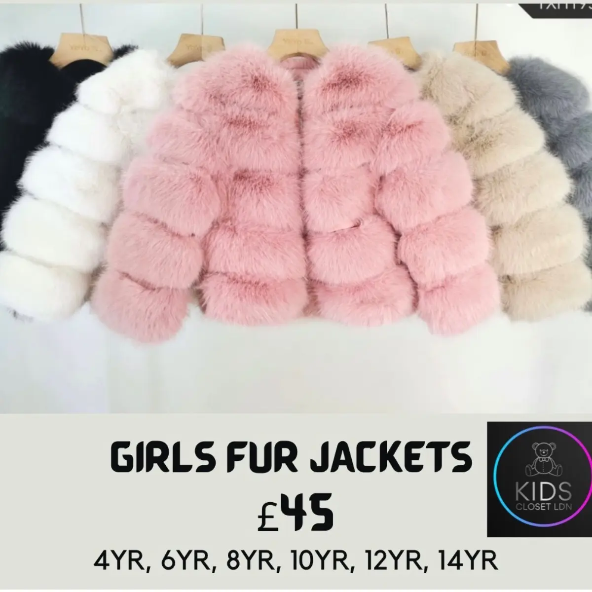Girls Faux Fur Jackets