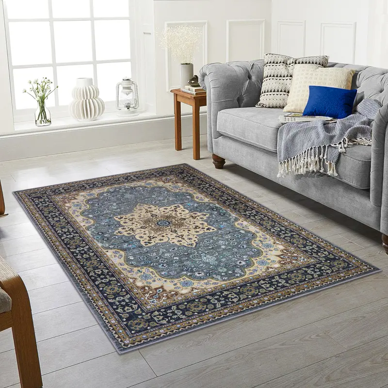 Extra Large Traditional Rugs Non Slip Hallway Runner Bedroom Living Room Carpet machine washable 3