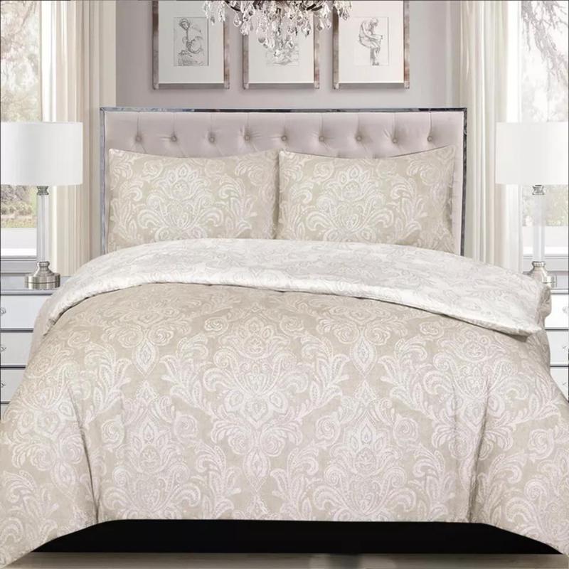 Rich Cotton 3PCS Bedding Set Single Double King Size Duvet Quilt Cover Set Multicolored soft duvet set grey white black breathable duvet covers durable printed duvet sets machine wash bedset anti-drop super king fade resistant pumpkin bedding set 1