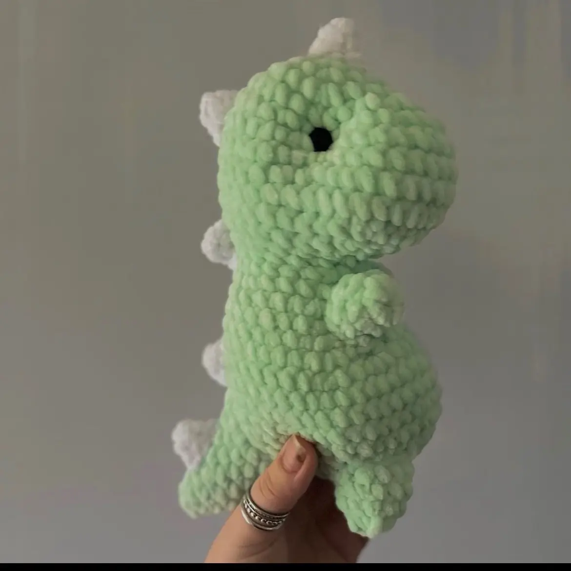 Crochet Baby Dino Plushie