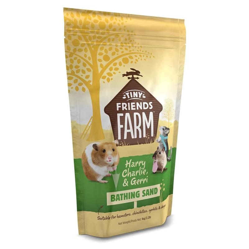 Harry, Charlie & Gerri Bathing Sand 1kg - Suitable for Chinchillas, Degus, Hamsters and Gerbils - Small Animals 3
