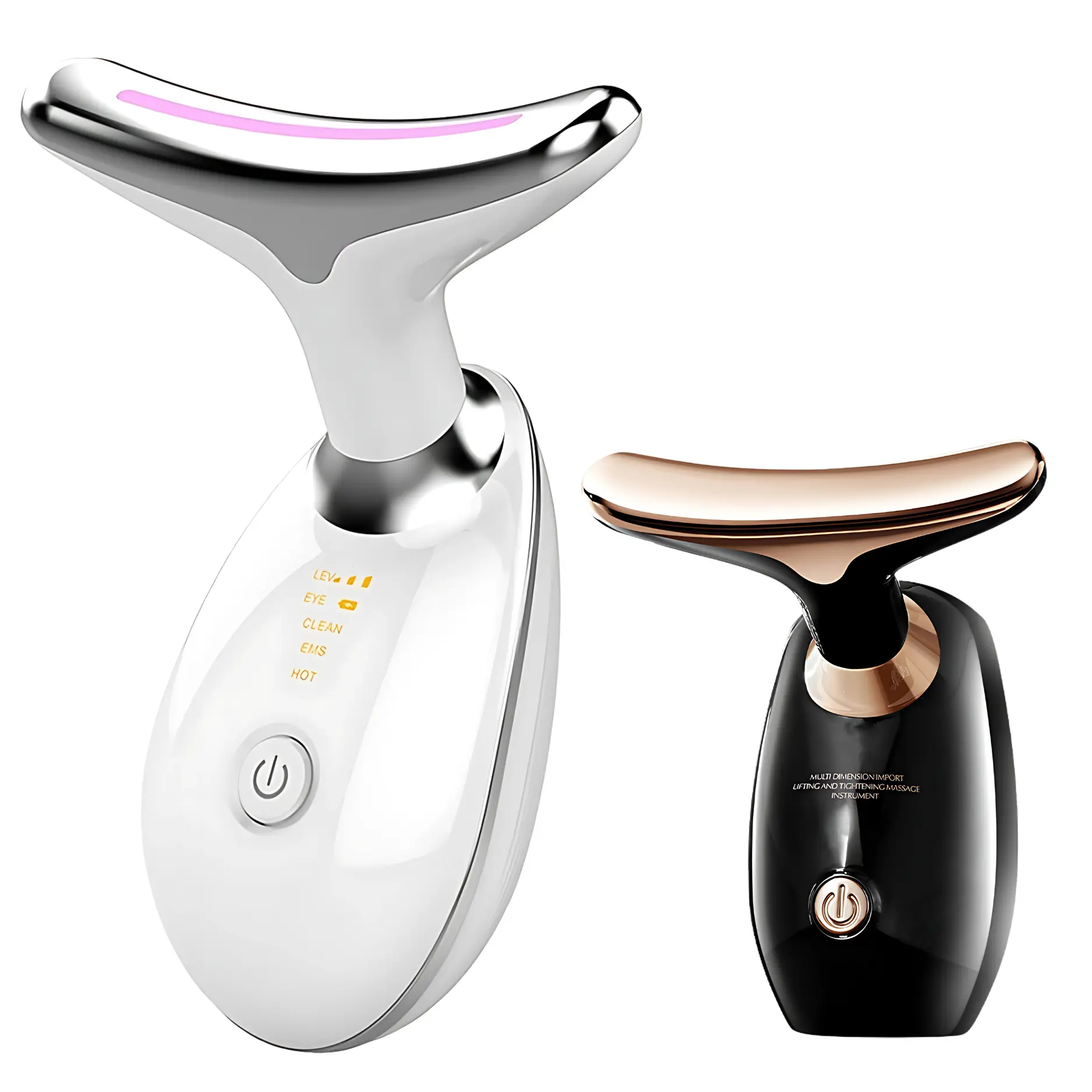 Face and neck Massager, LED Facial Massager, Facial Skin Care Tools, Face and Neck Beauty Instrument