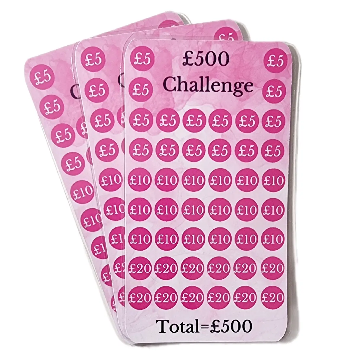 cash stuffing £500 saver card tracker challenge