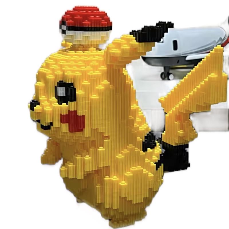 Pikachu Diamond Micro Building Blocks Games Model Mini Bricks Figure - 5210pcs 3