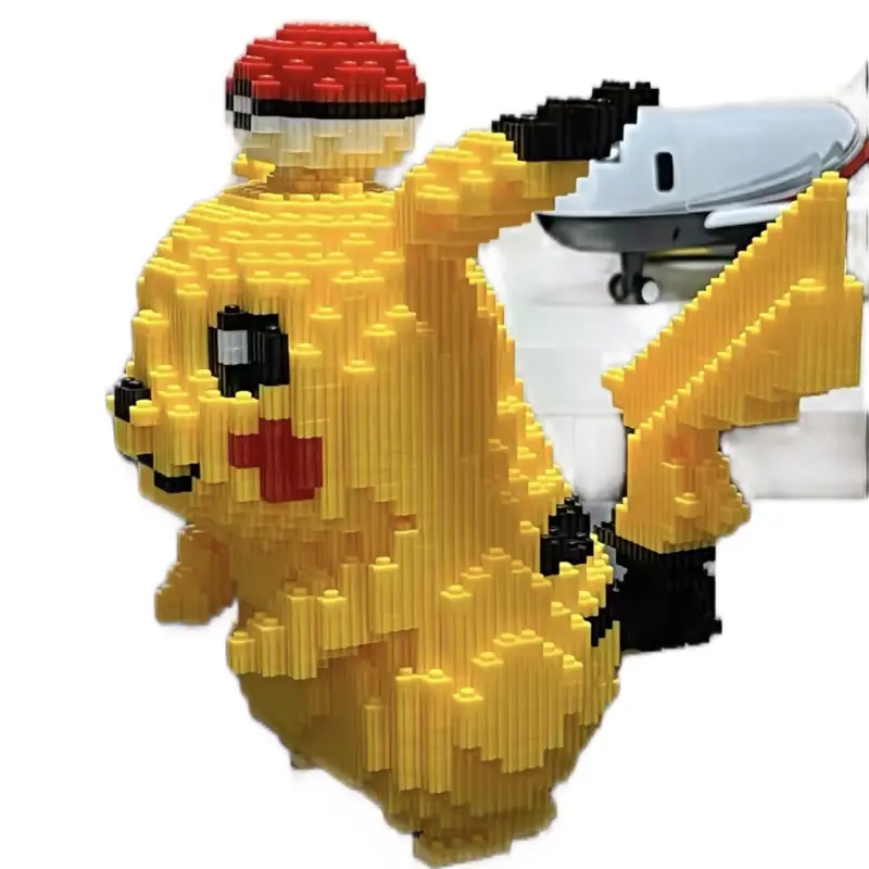 Pikachu Diamond Micro Building Blocks Games Model Mini Bricks Figure - 5210pcs 3