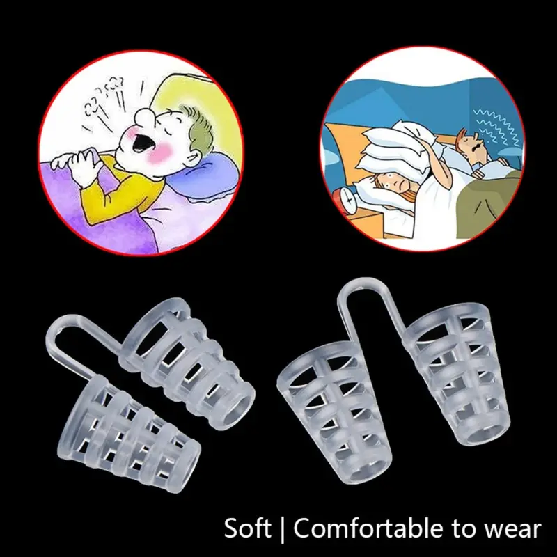 Reusable Anti Snoring Nose Nasal Vent Dilator – Soft Sleep Apnea Stopper, Snore Stoppers Nose Vents, Nasal Dilators for Snoring Prevention, Breathing Aid, Nasal Congestion Relief, Sleep Solution for Travel & Home Use sleeping 5