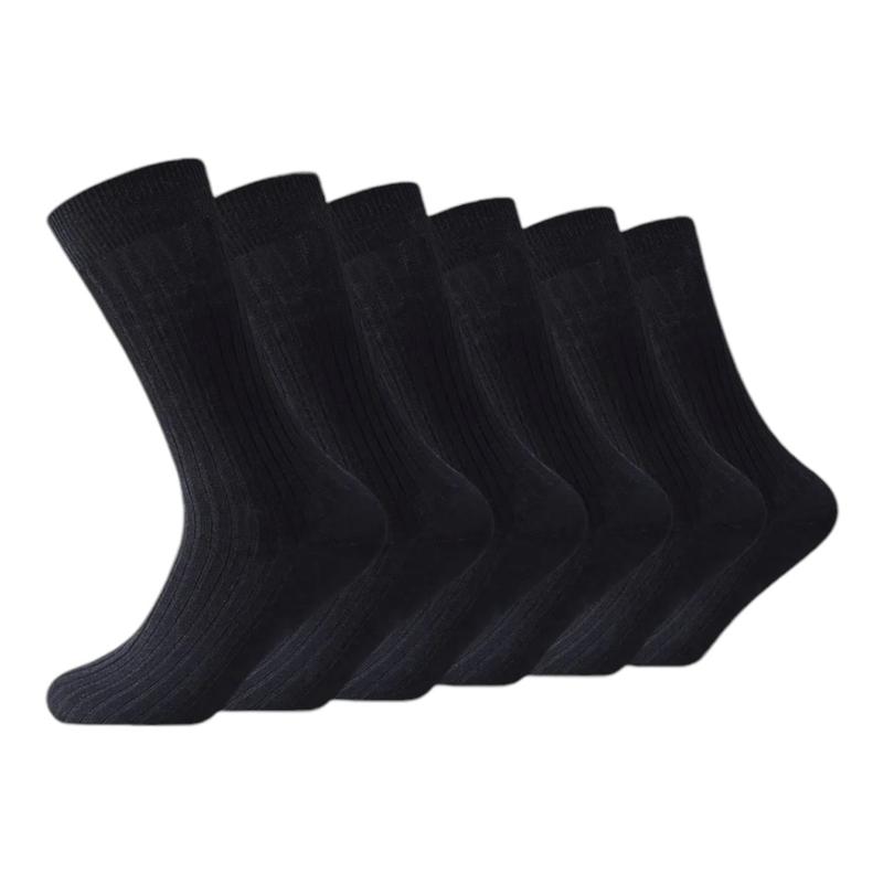 6/12 Pairs Men's Big Foot Extra Wide Diabetic 100% Cotton Socks UK Size 6-11 & 11-14 - Menswear, Underwear ,Plain Soft Top Loose Breathable Set 1