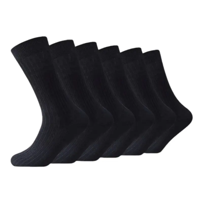 6/12 Pairs Men's Big Foot Extra Wide Diabetic 100% Cotton Socks UK Size 6-11 & 11-14 - Menswear, Underwear ,Plain Soft Top Loose Breathable Set 1