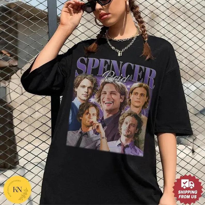 Dr Spender Reid Shirt, Criminal Minds Tshirt, Spencer Reid Criminal Minds Shirt, Matthew Gray Gubler Shirt, TV Series Spencer Reid Gift