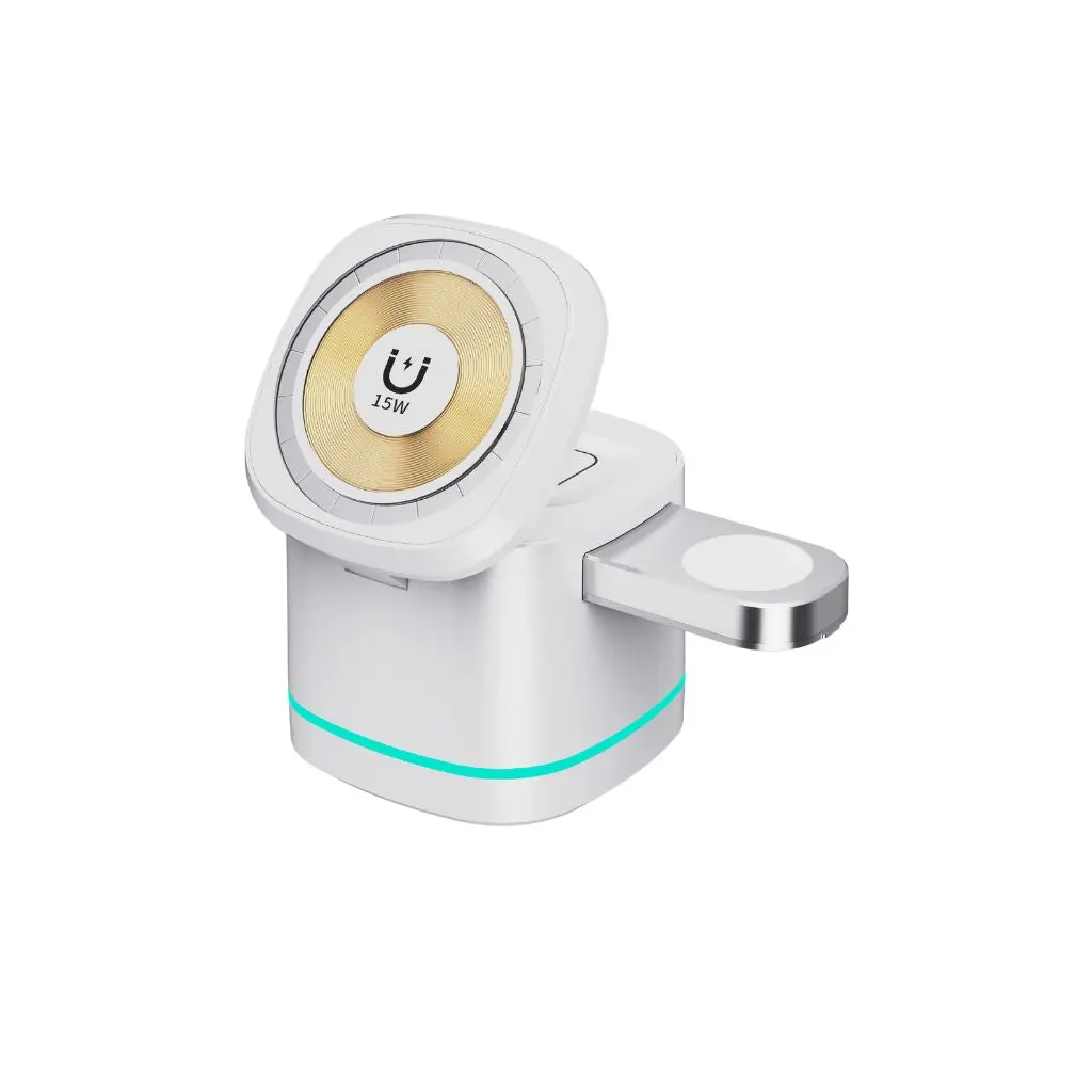3-in-1 Mini MagSafe Wireless Charger for Apple iPhone