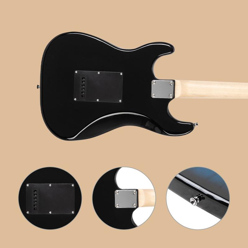 Glarry GST Electric Guitar Kit – Stylish Blue Guitar with Black Pickguard, Complete Set for Beginners & Professionals 3
