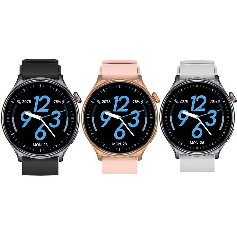 Gear Geek GTR2 Smartwatch for Men Women Steps Tracking Fitness Tracker Health Monitoring Sports Exercise iphone Ios Android Devices Silicone smart  watch Waterproof Wearable Automatic Bluetooth 5