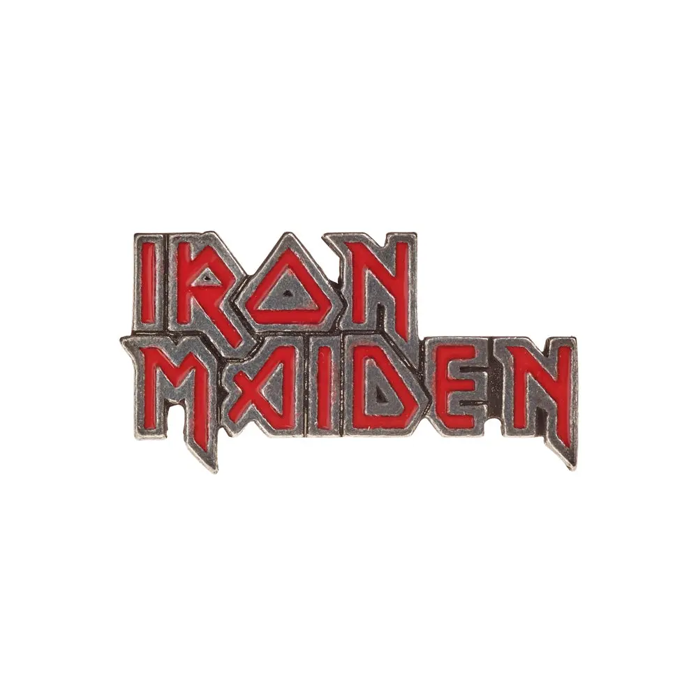 Alchemy Rocks Iron Maiden: enamelled logo Pin Badge