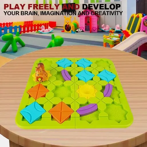 Logical Road Builder Children Puzzle Game Toy Set for Early Education 2