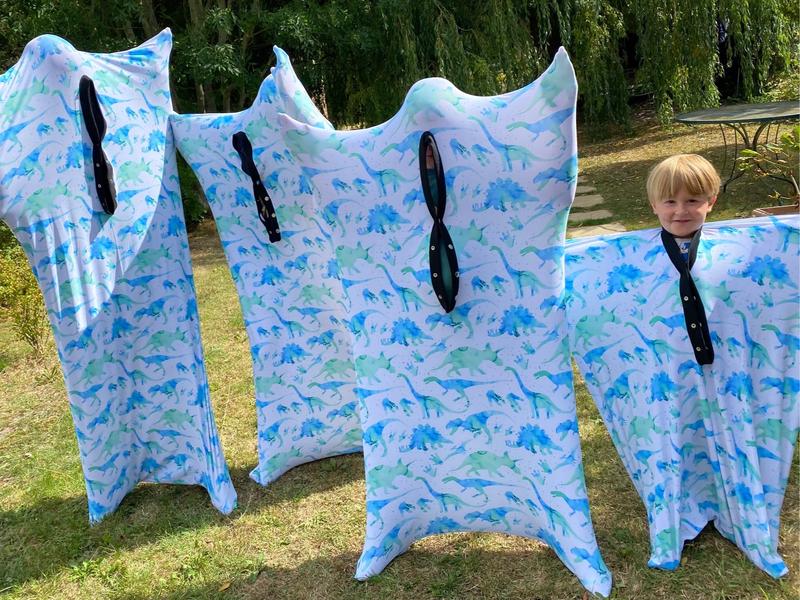 Sensory Hugs. Sensory Dinosaur Design Body Sock / Sack in 4 sizes 3