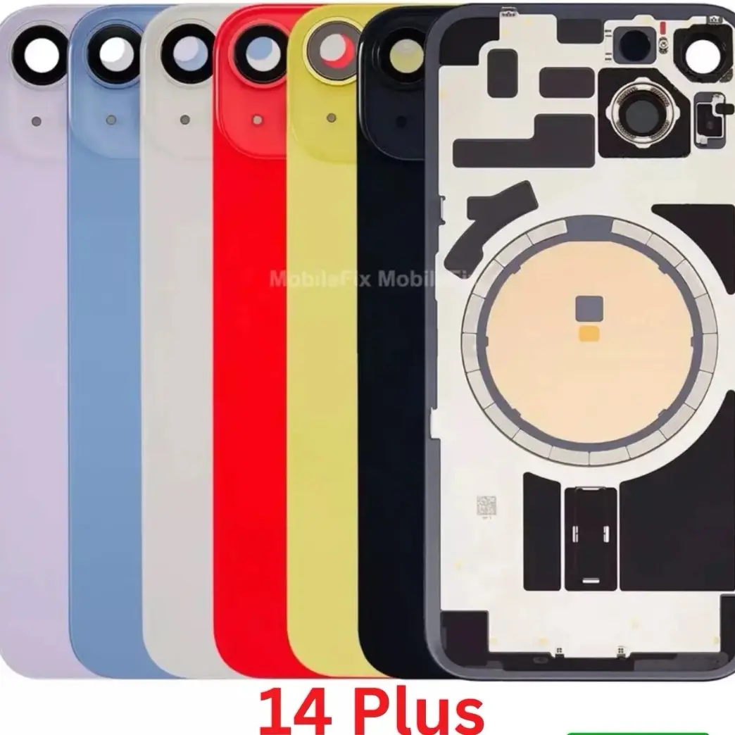 Iphone 14 Plus Back Glass Replacement with Magnetic Plate - Mobile Smartphone
