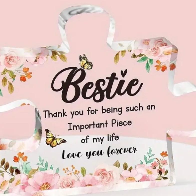Bestie Gift Keepsake with Peom and Gift Bag - Perfect for Any Occasion christmas eve mum 1