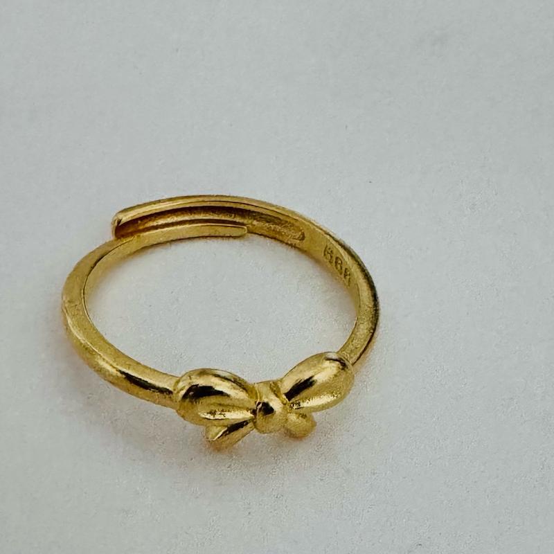 24 crt gold plated rings (adjustable size) 0