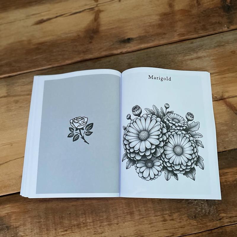 Stunning Blooms Adult Coloring Book for Women and Men - A Premium Masterpiece of Flowers and Botanical Beauties 3