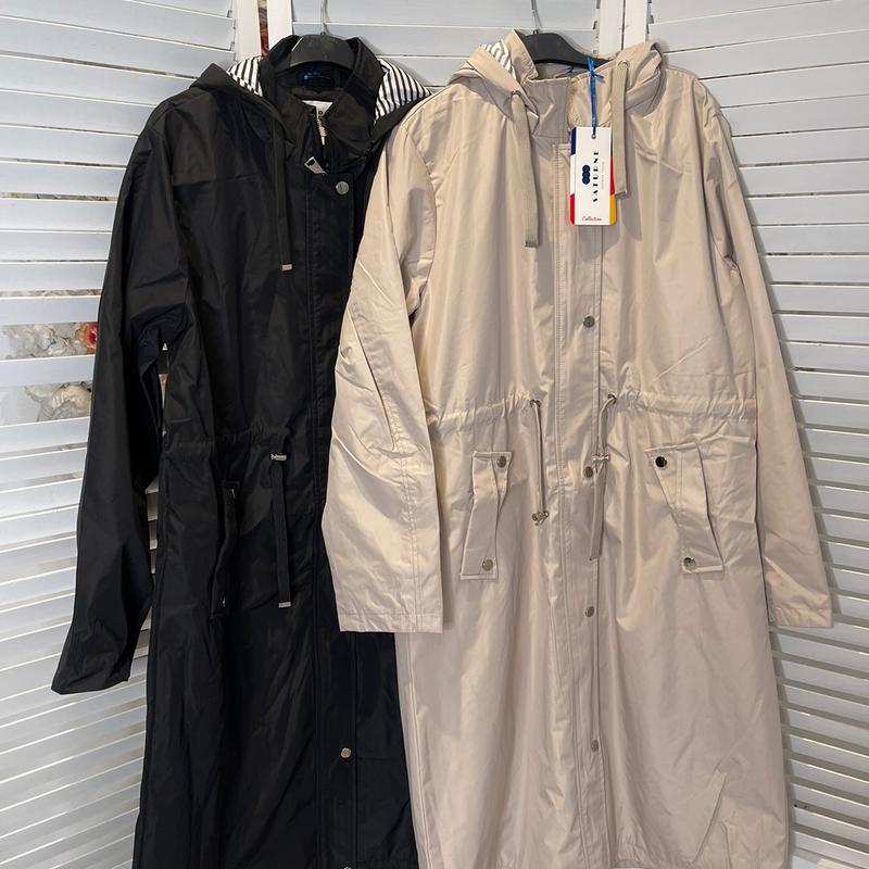 NIAMH Long Raincoat With Hood 2