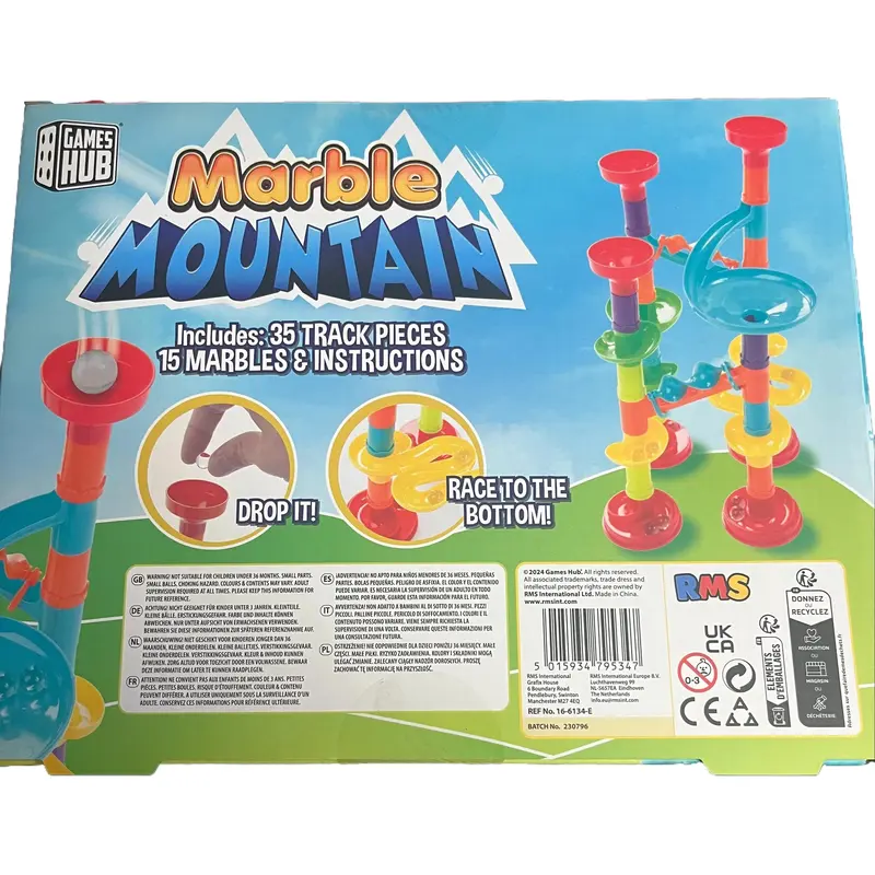Marble Mountain 50 Pieces , Drop it And Race To The Bottom 2