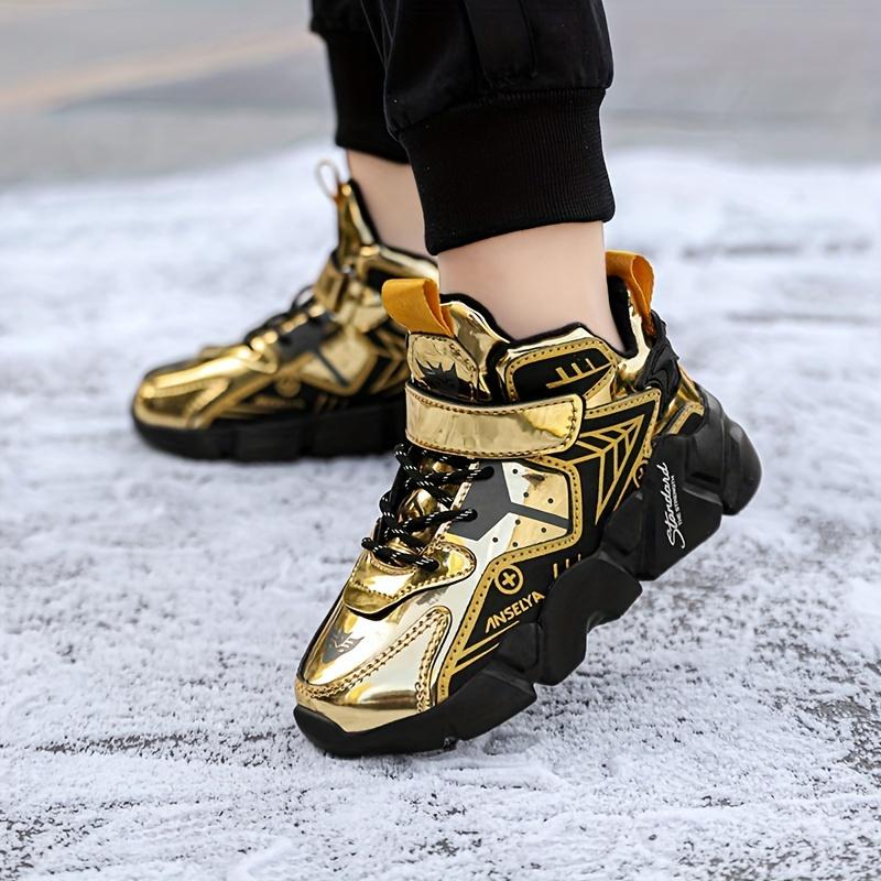 Product Introduction of New Fashionable Boys' Sports Shoes Waterproof, Anti slip, Wear resistant Children'S Running Shoes Outdoor Basketball Shoes Middle and Big Children'S Running Shoes 17