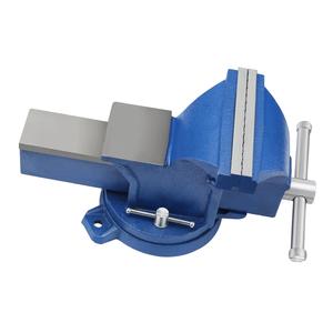 CROWNSHOP Bench Vice Table Vice Vices for Workbench Bench Vise with 360 Degrees Swiveling Base Cast Iron Workshop Vise for Workshop Factory