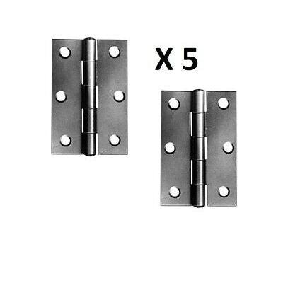 Perry Shield Grade CE7 SELF COLOUR 3" Certifire Fire Door Butt Hinge with Spun Pin - FD60 (NO SCREWS) 2